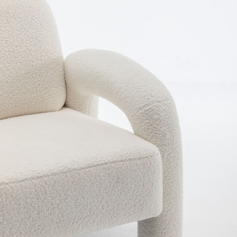 SEYNAR Modern Unique Design Upholstered Accent Chair for Living Room