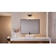 preview thumbnail 6 of 6, Brenthouse 2-Light Matte Black Bath Light