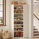 preview thumbnail 16 of 19, 9-Tier Corner Shoe Rack for 40-45 Pairs of Shoes, Freestanding Shoe Cabinet