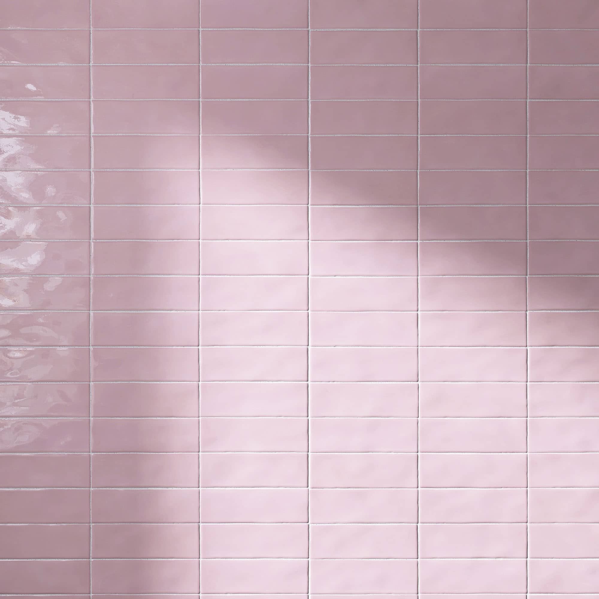 TileGen. Borgo 2.6" x 7.9" Porcelain in Pink Wall & Floor Tile (54 tiles/7.54 sqft.)