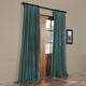Exclusive Fabrics Blackout Extrawide Faux Dupioni Curtain (1 Panel)
