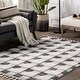 preview thumbnail 8 of 7, Nuloom Kellina Plaid High/Low Tassel Area Rug