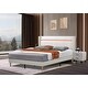 preview thumbnail 3 of 3, Platform Bed with Wingback Headboard, Button Tufting, Easy Assembly
