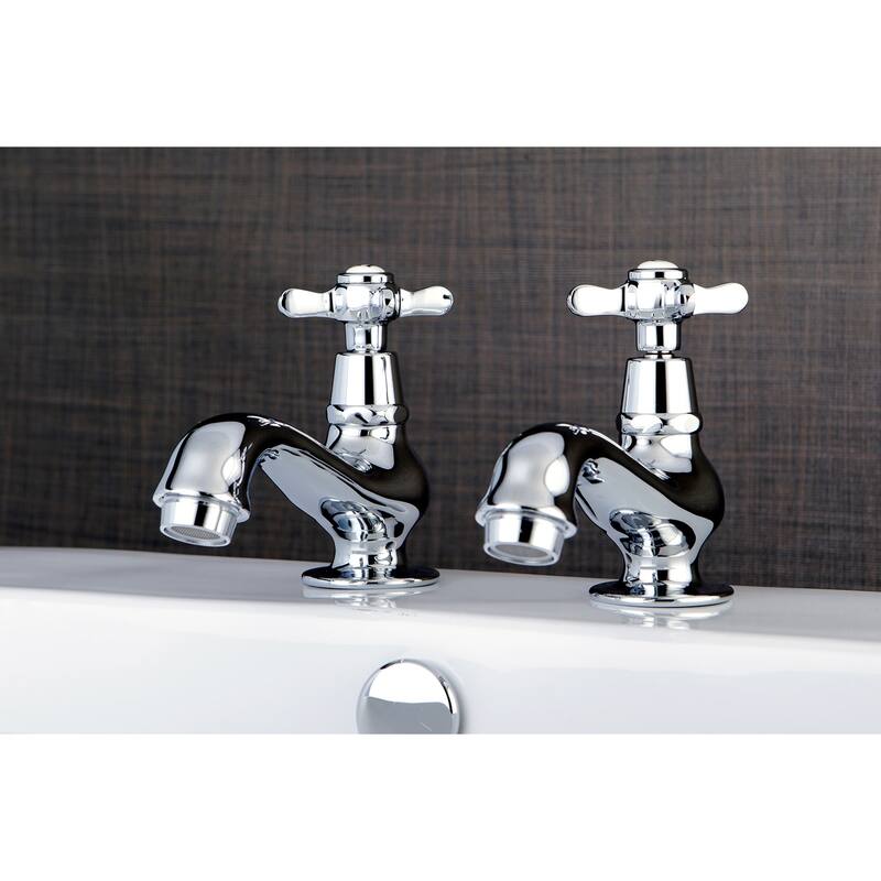Kingston Brass Classic Basin Taps Cross Handles Bathroom Faucet