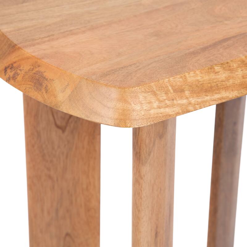 Kate and Laurel Vaux Chunky Side Table - 22x14x22