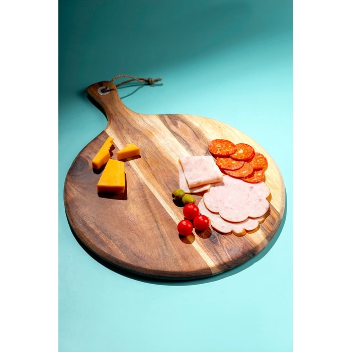 YBM Home Bamboo Cutting Board with Handle - On Sale - Bed Bath & Beyond -  30507974