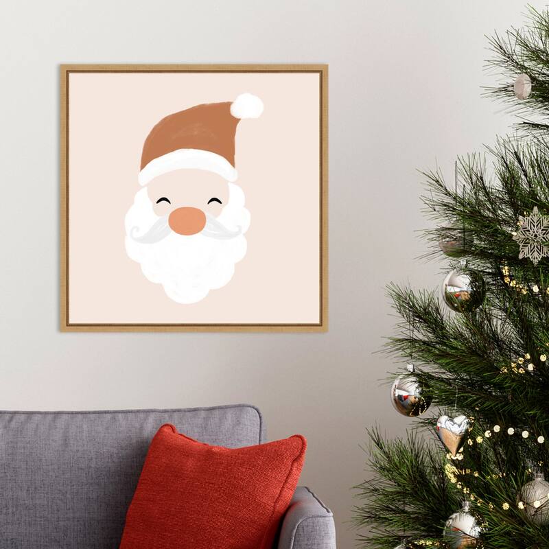 Santa by Orara Studio Framed Canvas Wall Art Print