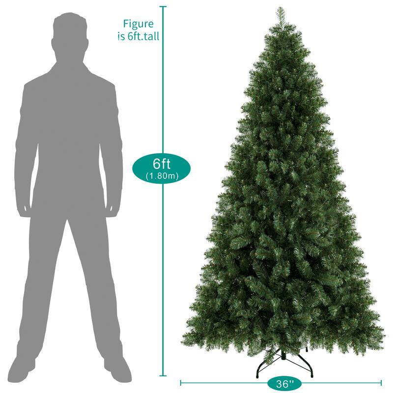 Full Spruce Artificial Christmas Tree – Realistic, Lush & Easy to Assemble