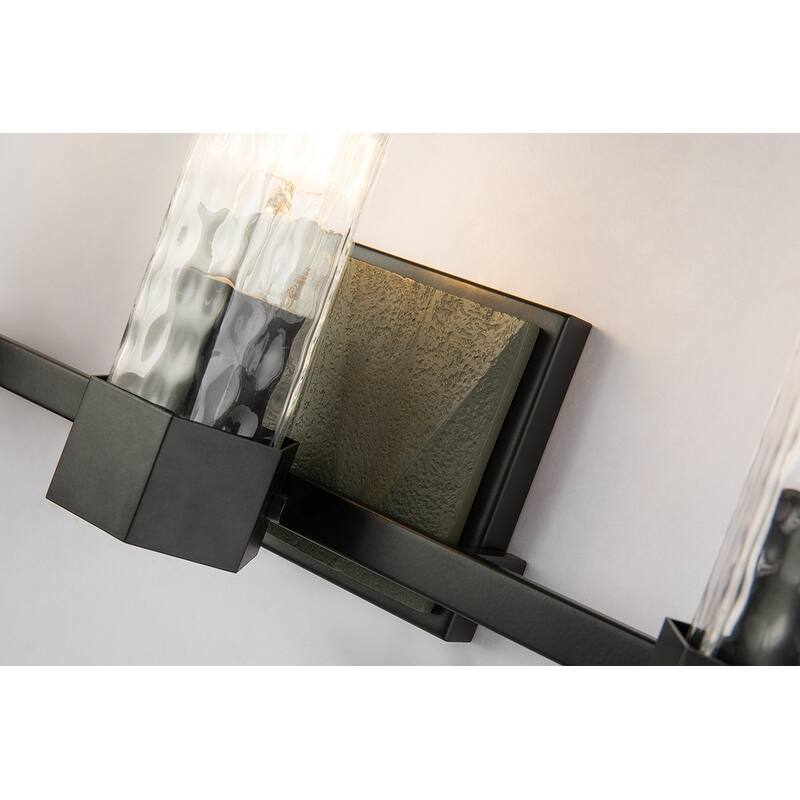 3 Light bath vanity Light in Grey and Black