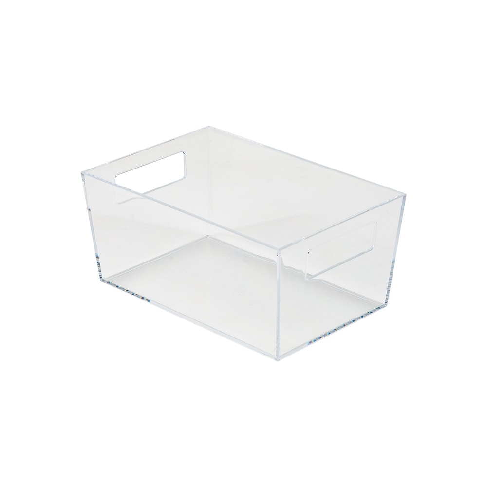 Simplify 7.5 Clear Organizer With Bamboo Lid