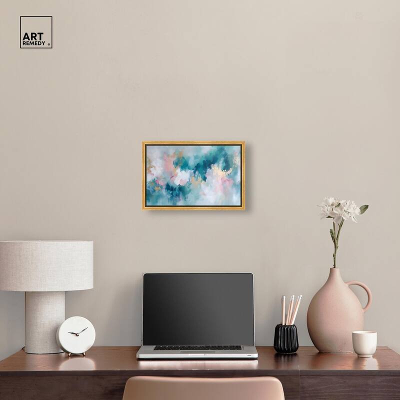 Emerald Sky Canvas by Art Remedy