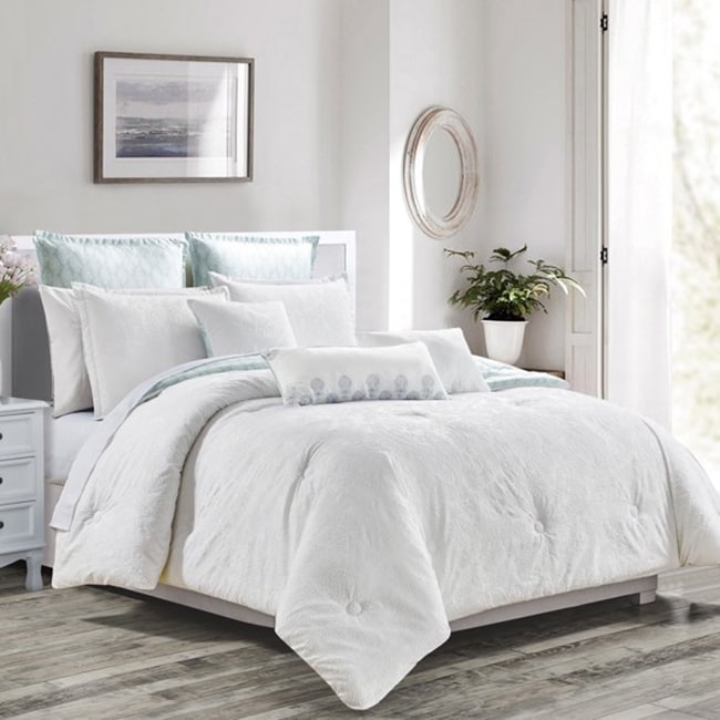 HGmart King Size Bedding Comforter Set Bed In A Bag 5 Pieces Luxury Microfiber 