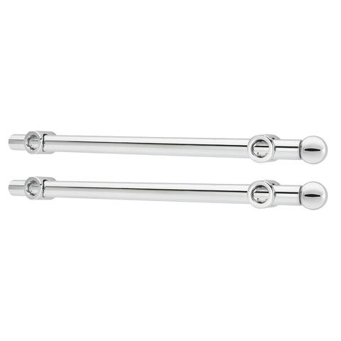 Rev-A-Shelf CVR-14-CR 14" Extendable Designer Closet Valet Rod, Chrome (2 Pack) - 1.6