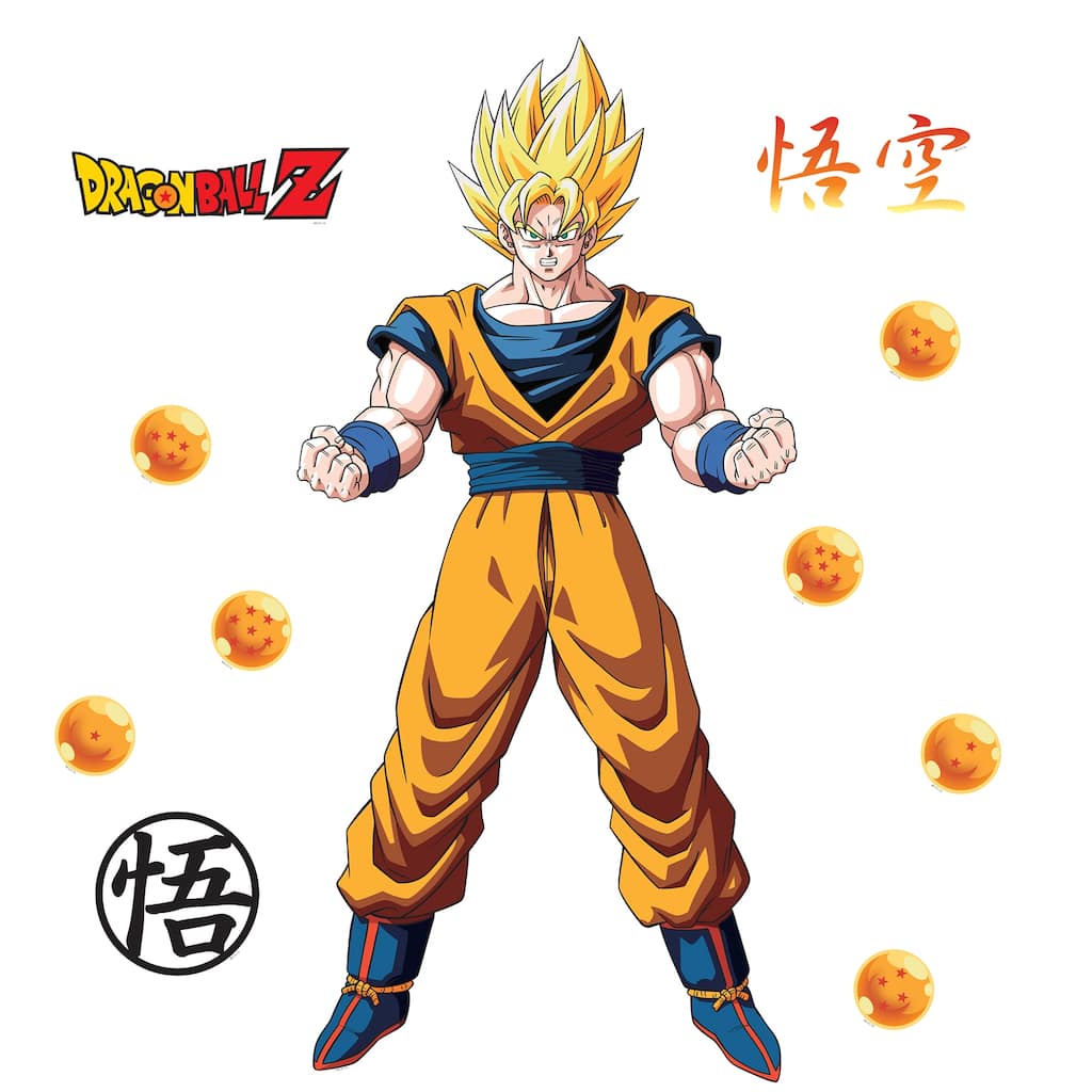 RoomMates Dragon Ball Z Goku Character Wall Decals