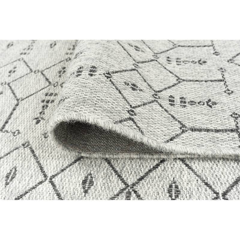 Seros Scandinavian Geometric Indoor/Outdoor Area Rug