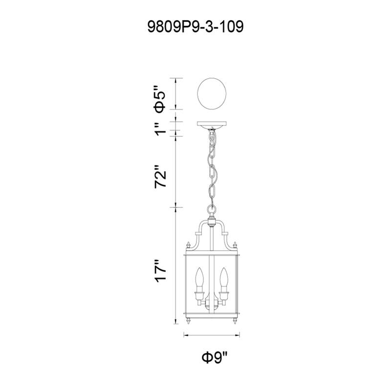 Desire 3 Light Oil Rubbed Bronze Drum Shade Mini Pendant - Oil Rubbed Bronze