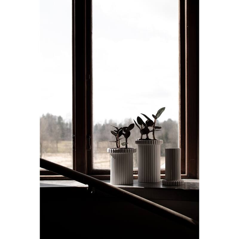 STRIPE VASE apricot- ST