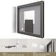 preview thumbnail 12 of 36, KIOTEE Rectangular Framed Front & Back LED Lighted Anti-Fog Tempered Glass Bathroom Vanity Mirror with ETL and 3-Year Warranty