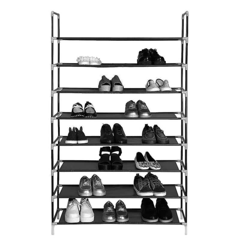 3/5/6/8/9/10-tier Extra-wide Metal/Non-woven Fabric Shoe Rack