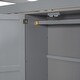 preview thumbnail 14 of 28, Full Size Loft Bed with Wardrobe, Desk, Shelves, Drawers, Grey, Wood Frame