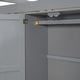 preview thumbnail 14 of 15, Safety Guaranteed Wood Loft Bed with Built-in Wardrobe, Desk, Storage Shelves and Drawers, Full Size, Grey