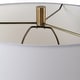 preview thumbnail 6 of 6, Uttermost Wisp White Table Lamp - 32.5'' H X 18'' W X 18'' D