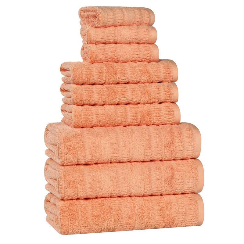 Superior Mika Smart Twist Viscose Cotton Blend 9 Piece Towel Set