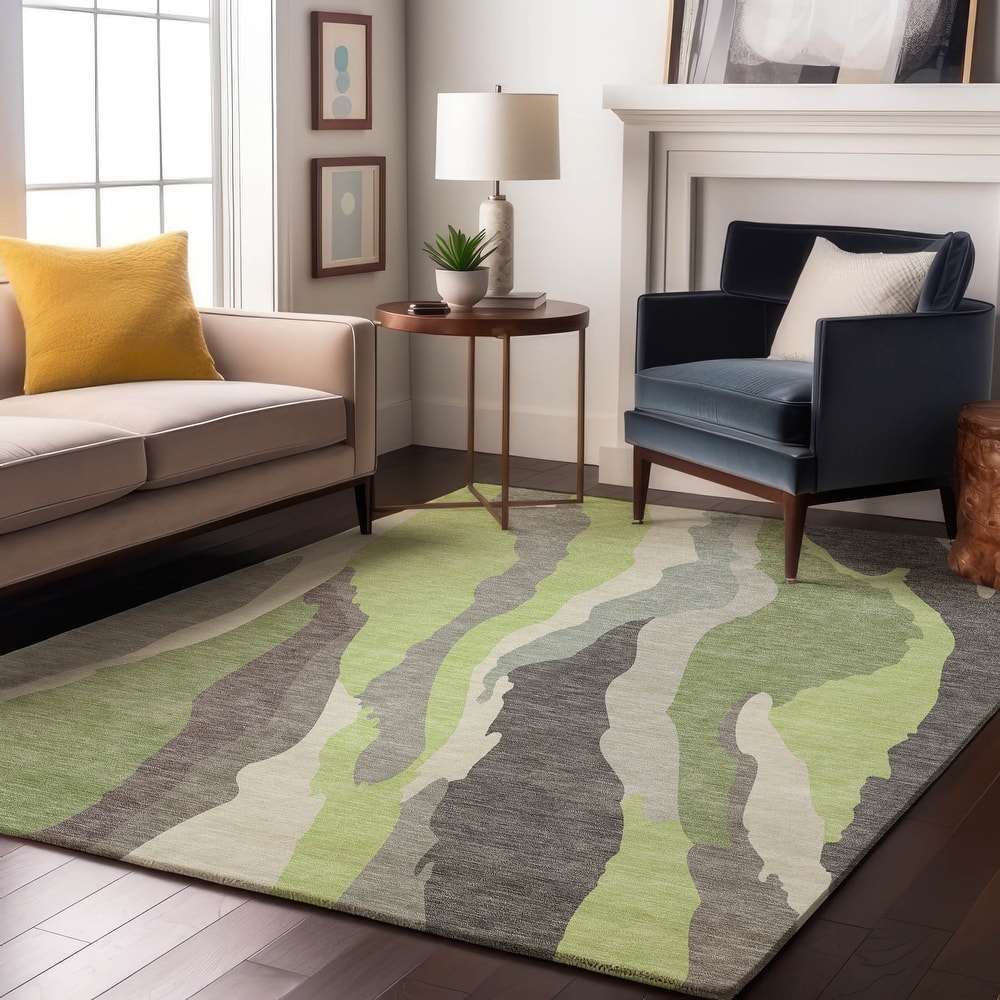 Premium Washable Super Soft Mid Century Modern Mayfield Rug