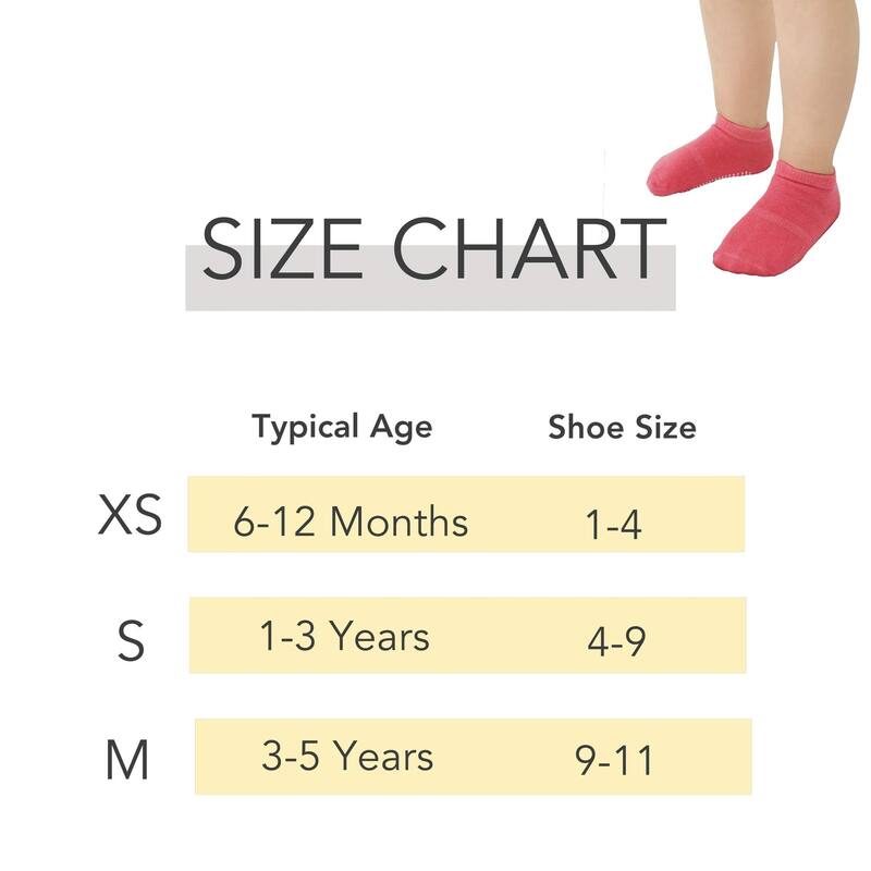 CozyWay CozyWay Non-Slip Ankle Grip Low Cut Toddler Socks, 14 Pack, White, 3-5 Years Old