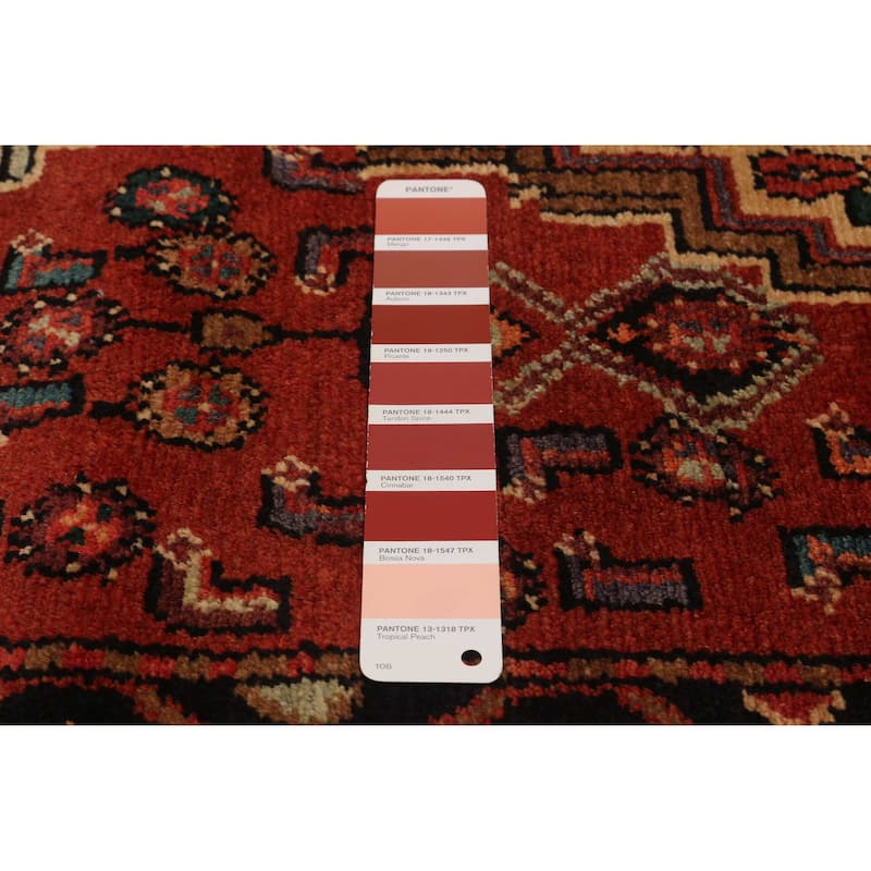 ECARPETGALLERY Hand-knotted Anadol Red Wool Rug - 3'7 x 11'2