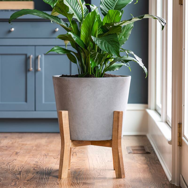 Southern Patio Contemporary Planter with Stand