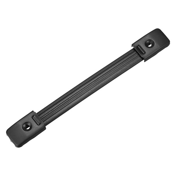 Speaker Audio Handle Pull Cabinet Grasp Strap Style with Metal End Caps - Black. Opens flyout.
