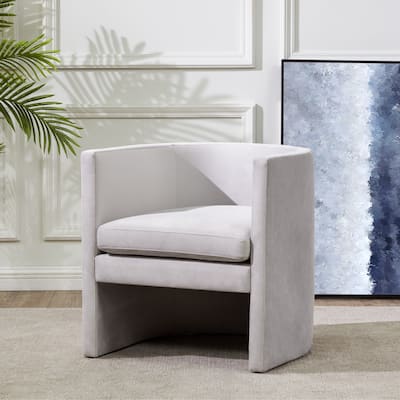 SAFAVIEH Couture Nastja Curved Accent Chair - 26Wx26Dx28H