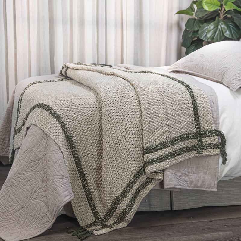 Scott, Cotton, Laurel, Throw