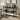 Modern black console table
