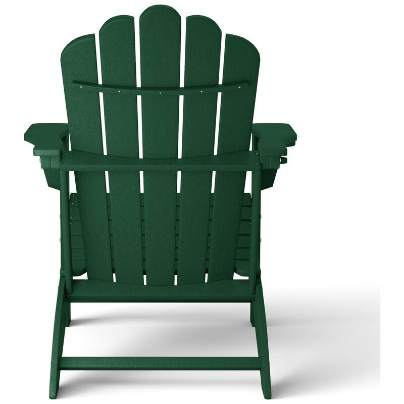 Aderson Outdoor Poly Adirondack Chair with Side Table