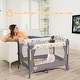 preview thumbnail 19 of 32, Costway 3-in-1 Convertible Portable Baby Playard Newborn Napper Height - See Details