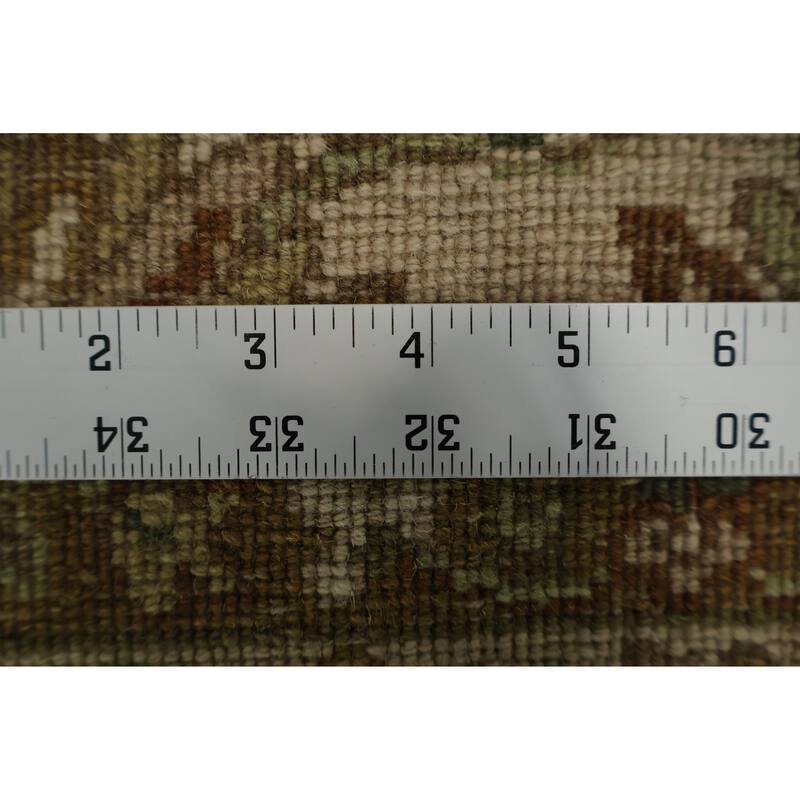 Hand Knotted Oriental 100% Wool Carpet Traditional All-Over Beige & Ivories Agra Area Rug - 6' 2'' X 4' 0''