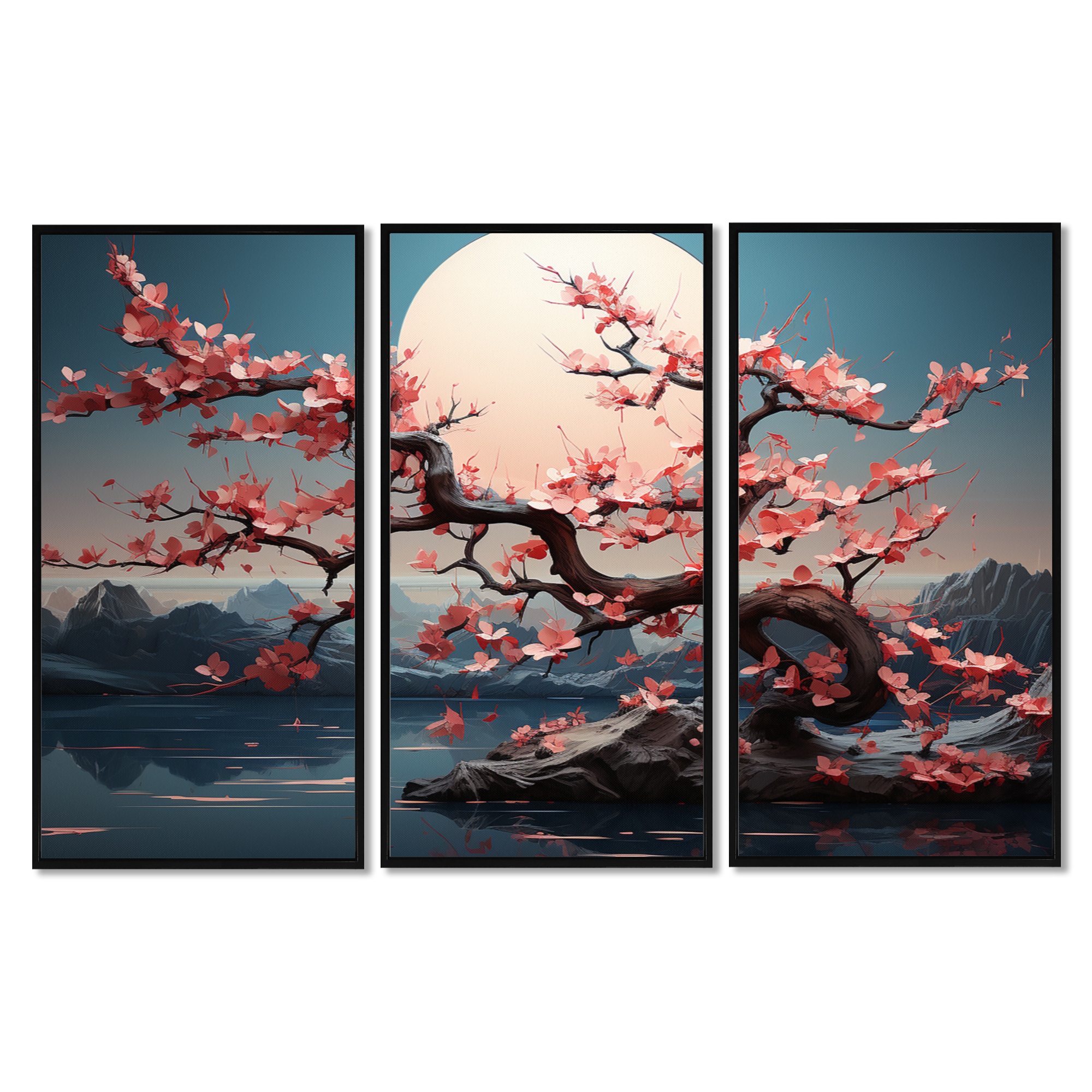 SAKURA Jocelyn Cheng アート3点セット Designart-