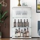 preview thumbnail 57 of 165, Glass Display Cabinet with Doors & Locks, Acrylic Shelves, Floor Standing Storage Showcase for Home or Office