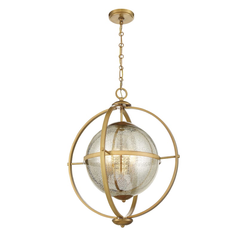 Savoy House 7-1872-3 Pearl 3 Light 21" Wide Globe Chandelier