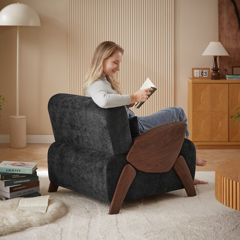 Modern Accent Armchair with Plush Cushioning