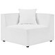preview thumbnail 23 of 38, Saybrook Outdoor Patio Upholstered 8-Piece Sectional Sofa White