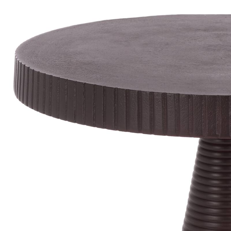 SAFAVIEH Mari Round Accent Table - 15 In. W x 15 In. D x 21 In. H - 15"W x 15"D x 21"H