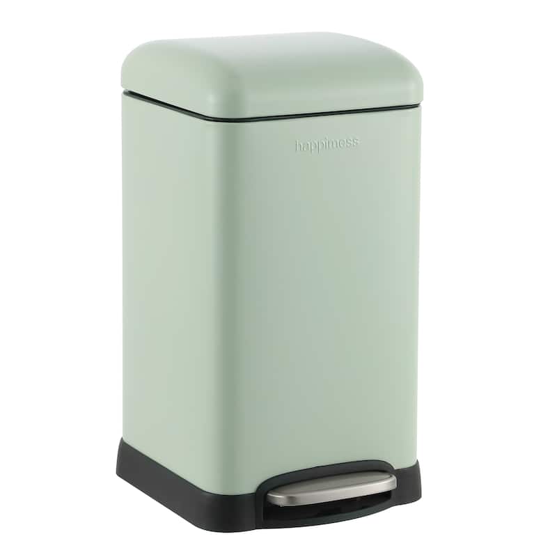 happimess Betty Retro Mini 3.2-Gallon Step-Open Trash Can