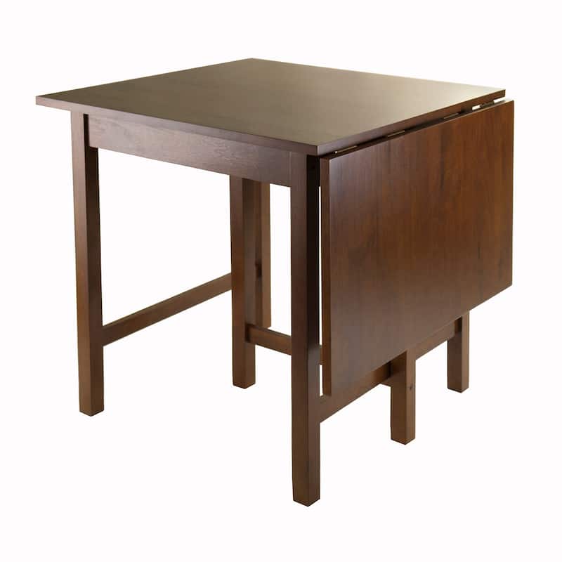 Lynden Drop Leaf Dining Table, Walnut - 47.87"W x 29.92"D x 29.53"H