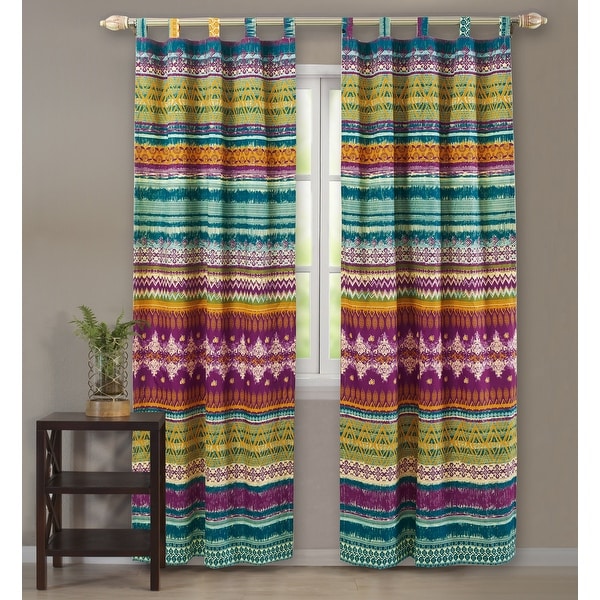 Greenland Home Fashions Southwest 4-piece Window Panel Pair. Opens flyout.