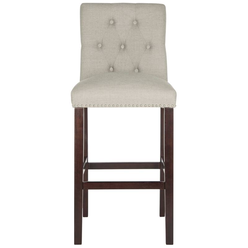 SAFAVIEH Jelka 31.5 Inch Bar Stool (Set of 2) - 19" x 20" x 44" - 19Wx23Dx44H