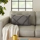 preview thumbnail 37 of 94, Mina Victory Distressed Diamond Boho Throw Pillow