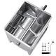 preview thumbnail 1 of 5, UIMOSO Manual Meat Mixer, Meat Processing Equipment, Stainless Steel Meat Mixer, Sausage Mixer Machine 80L Fixed Tank - with Gearbox